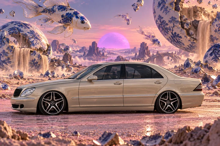 Mercedes Among Shattered Porcelain Moons.