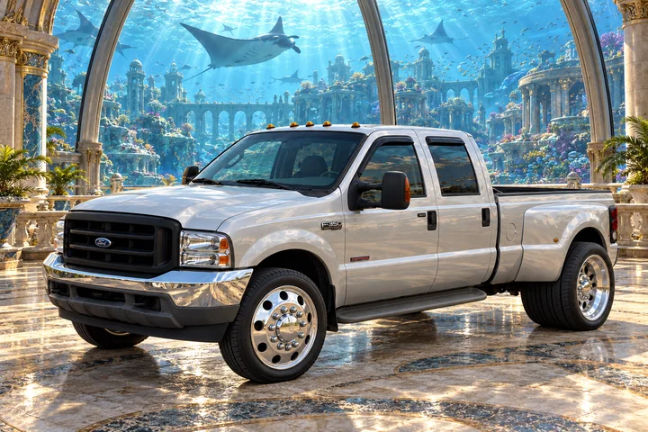 Silver F-350 in an Undersea Dome.