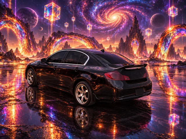 Pearl Infiniti in a Cosmic Mirage