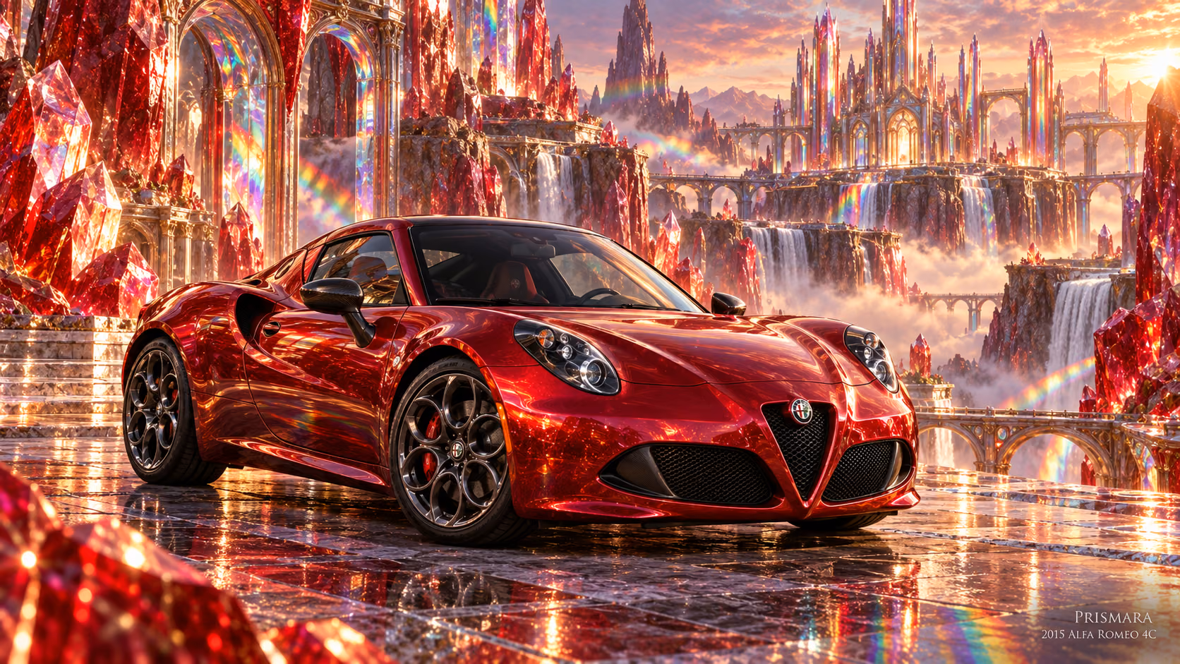 2015 Alfa Romeo 4C · Prismara. An individual fictional automotive portrait at Prismara.