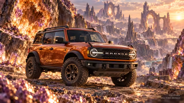 2022 Ford Bronco · Geodara. An individual fictional automotive portrait at Geodara.