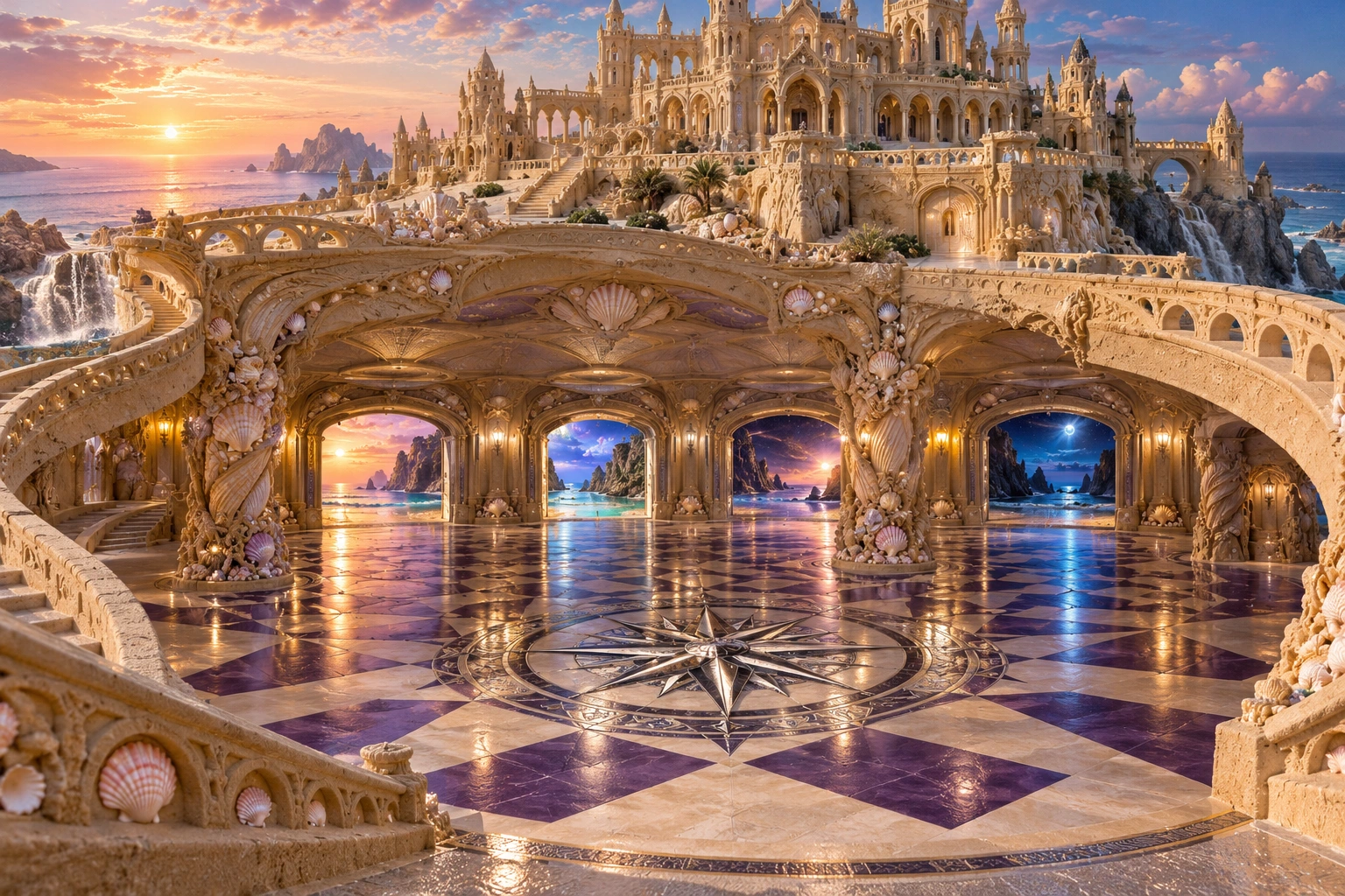 Crescent Sandcastle Mansion’s Portal Garage