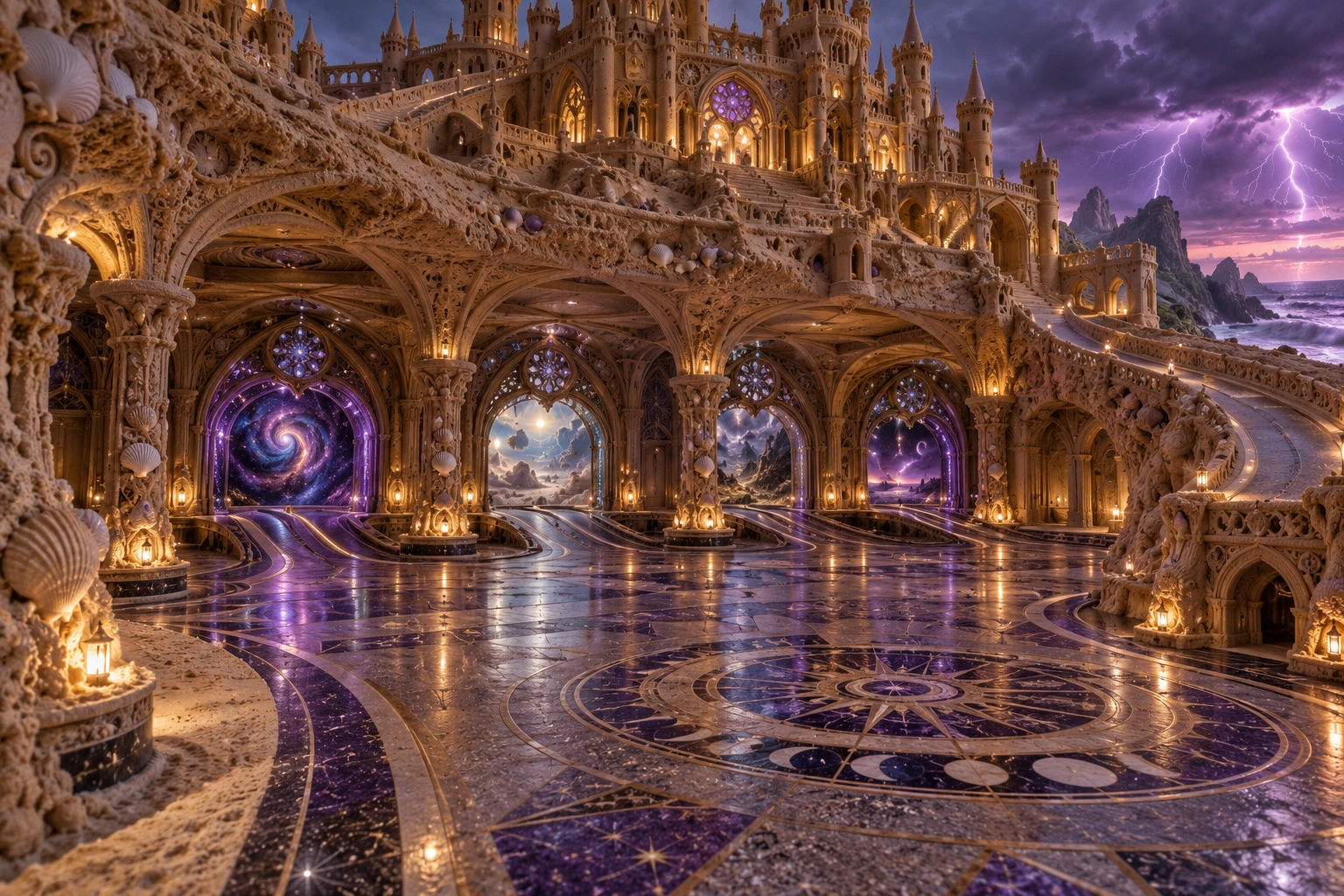 Gothic Sand Manor Celestial Garage