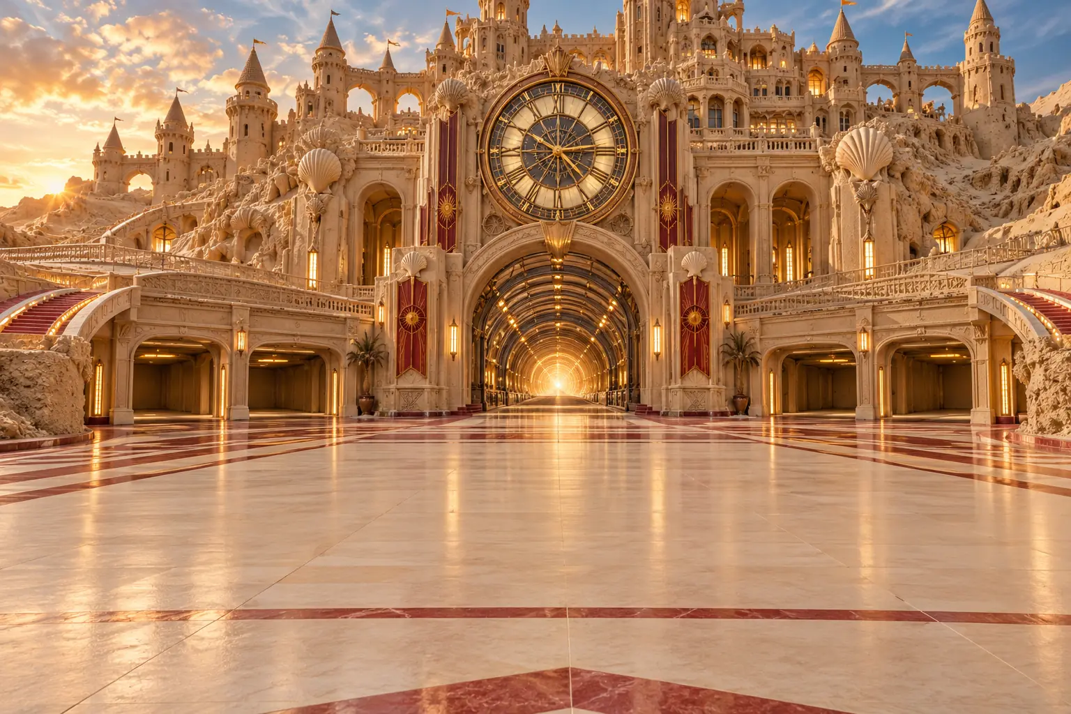 Sandcastle Showroom with Time Tunnel.
