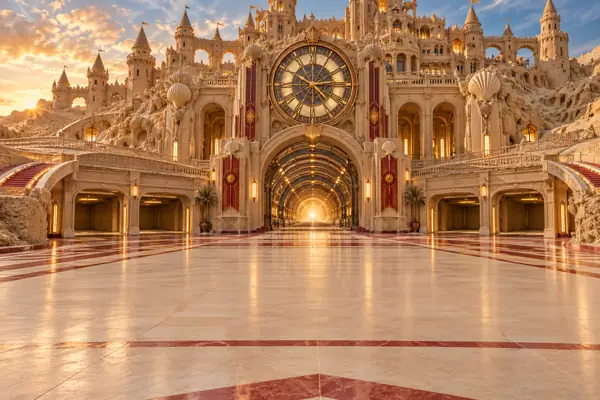 Sandcastle Showroom with Time Tunnel.