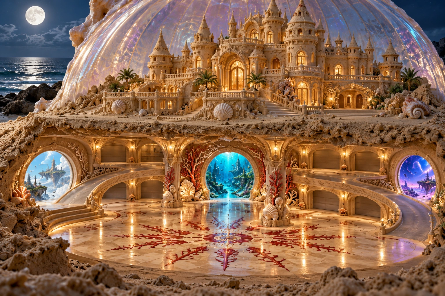 Sandcastle Mansion’s Ocean Portal Garage