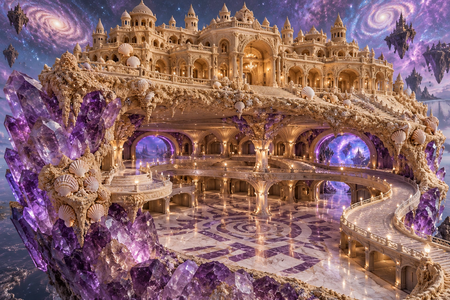 The amethyst sandcastle portal garage