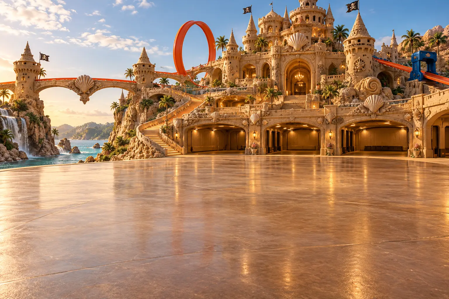 Sandcastle Fortress Showroom.