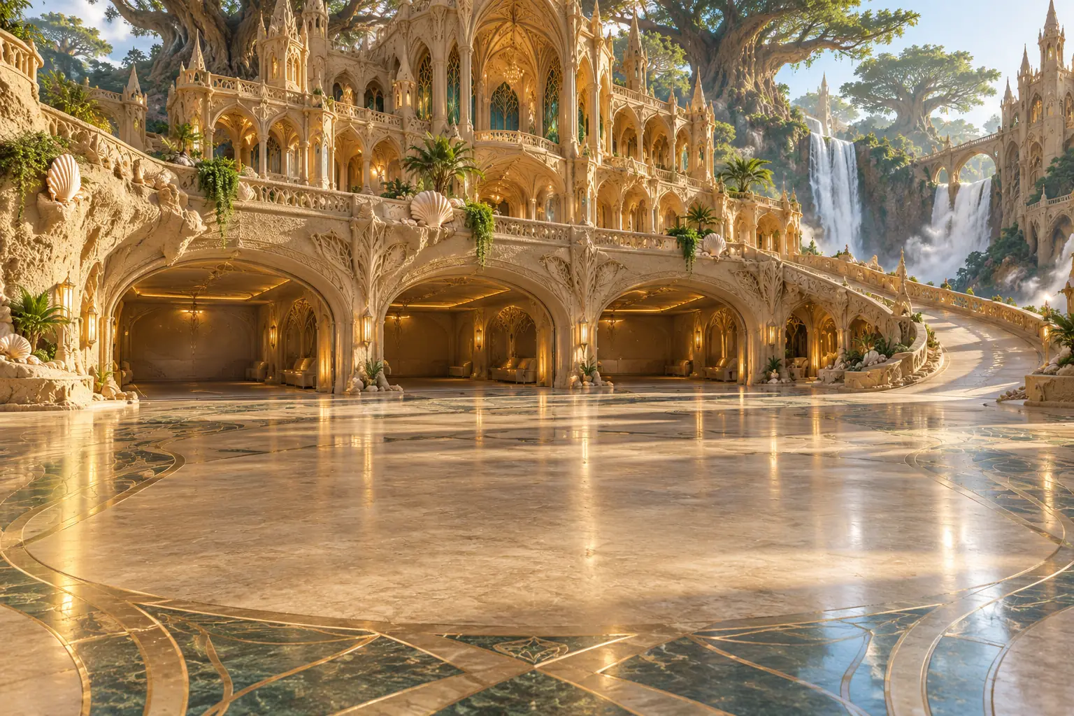 Elven Sandcastle Luxury Showroom.