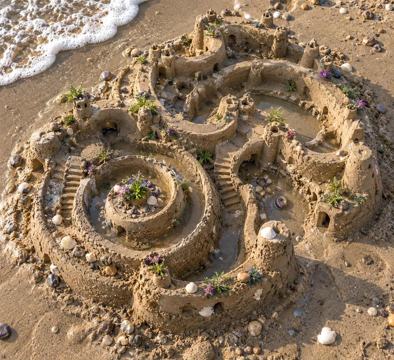 Twin Spiral Sand Fortress.