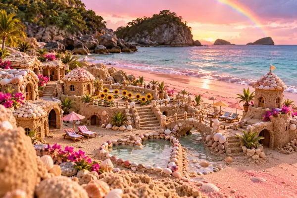 Rainbow Cove Sandcastle Resort.