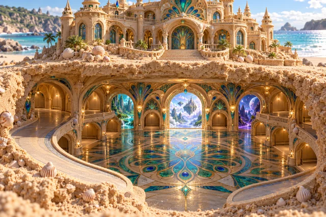 Peacock Sand Villa’s Portal Garage