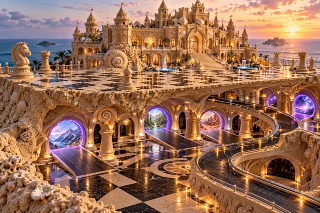 Sand Mansion’s Multidimensional Portal Garage