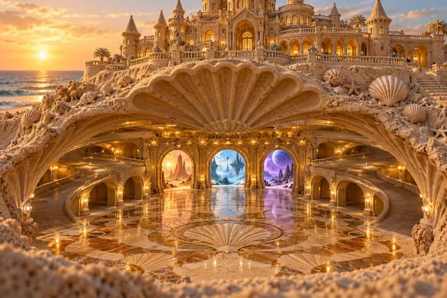 Sand Mansion’s Shell Garage Portals