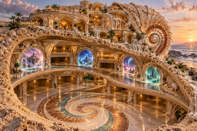 Spiral Sand Mansion’s Multidimensional Garage