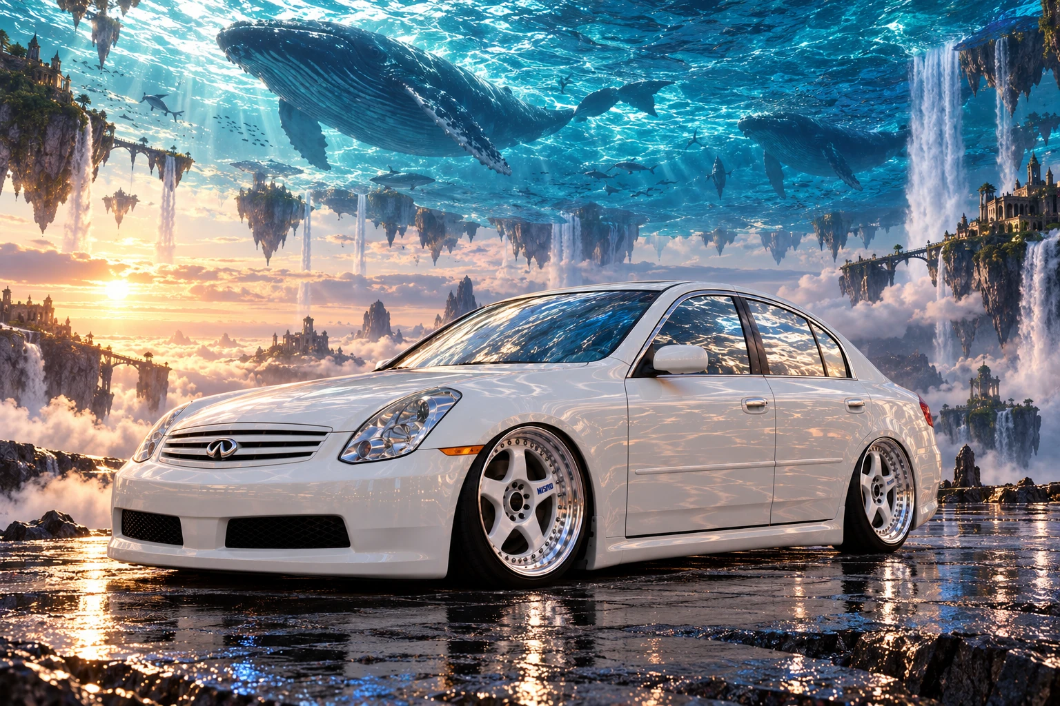 Nismo Infiniti Beneath the Inverted Ocean.