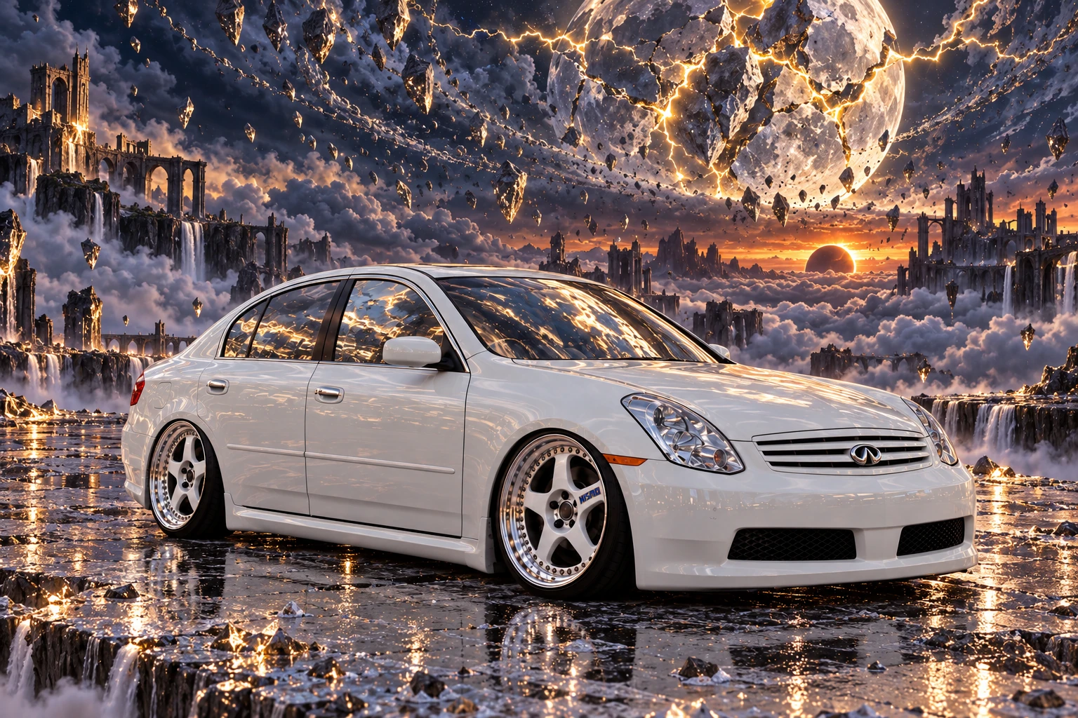 Infiniti Under the Moonshatter Storm.