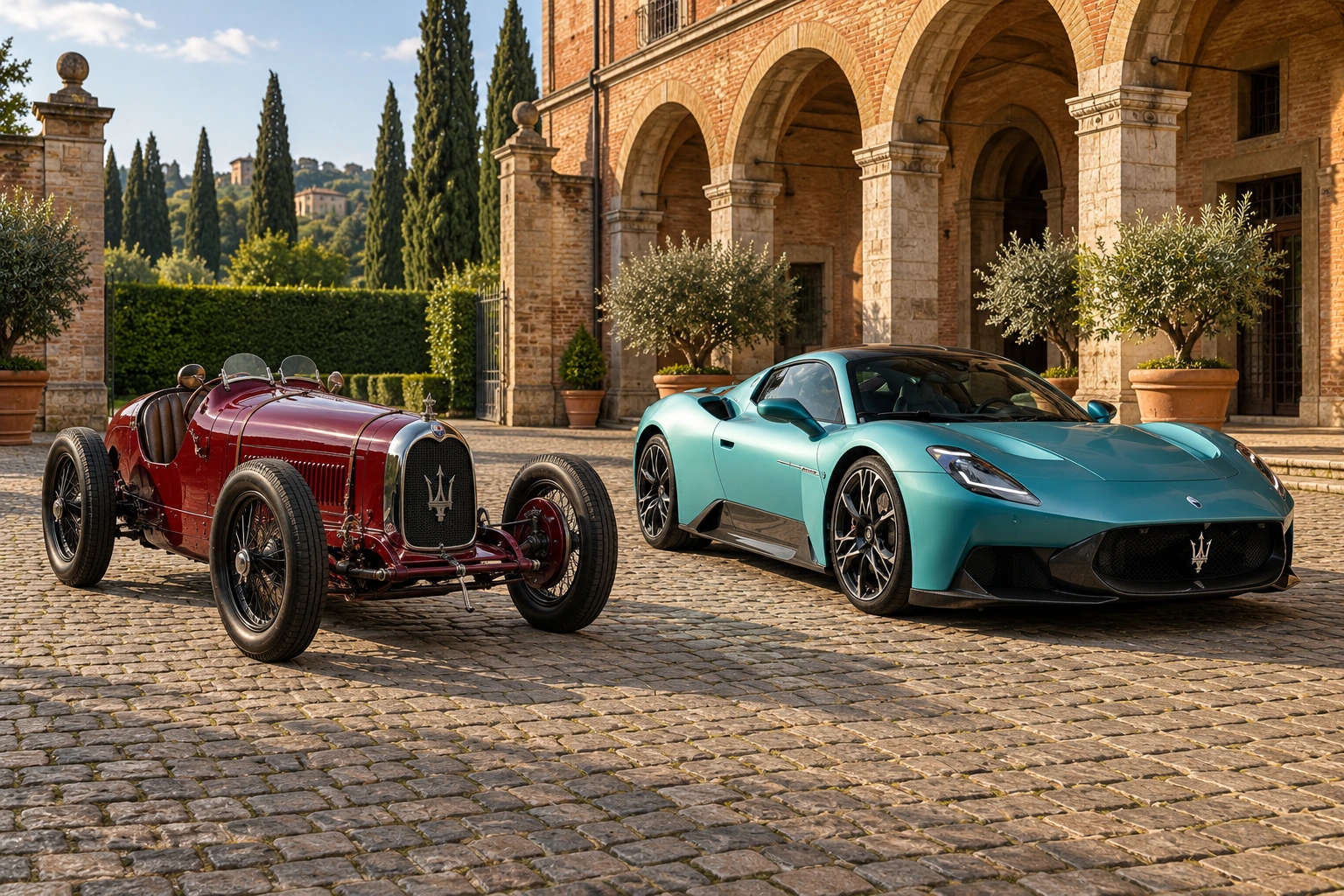 1926 Tipo 26 beside 2025 MCPURA