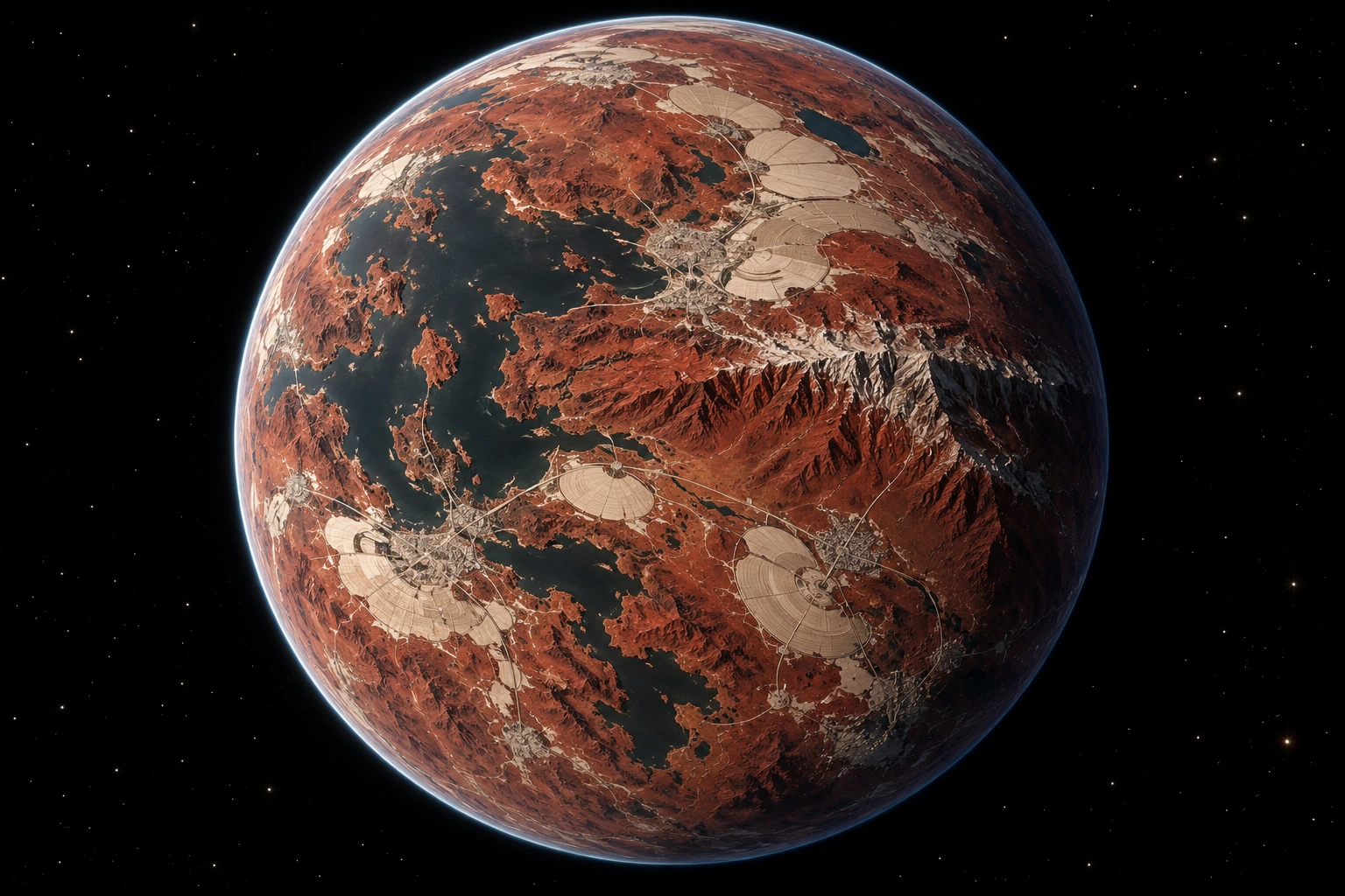 Kaizora, a detailed fictional planet inspired by Toyota